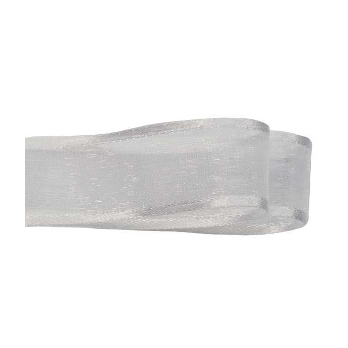 ORGANZA SATIN MM 12X50 BIANCO